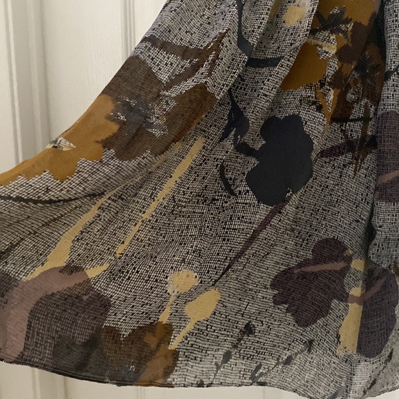 Anthropologie Maeve Silk Floral Dress - Picture 6 of 13